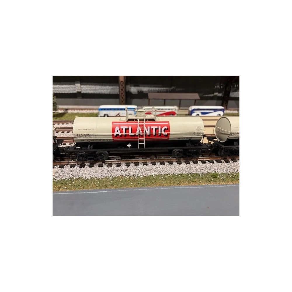 TANK CARS PULLED BY PRR ATLAS ATLANTIC REFINING CO 11K GAL UNOPENED 4 AVAILABLE — photo 2